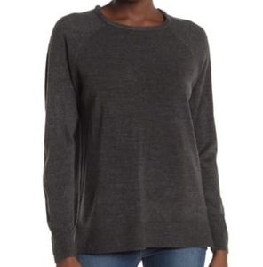 Sweet Romeo Modern Girl Crew Neck Raglan Sweater Classic Preppy Lagen Cottage